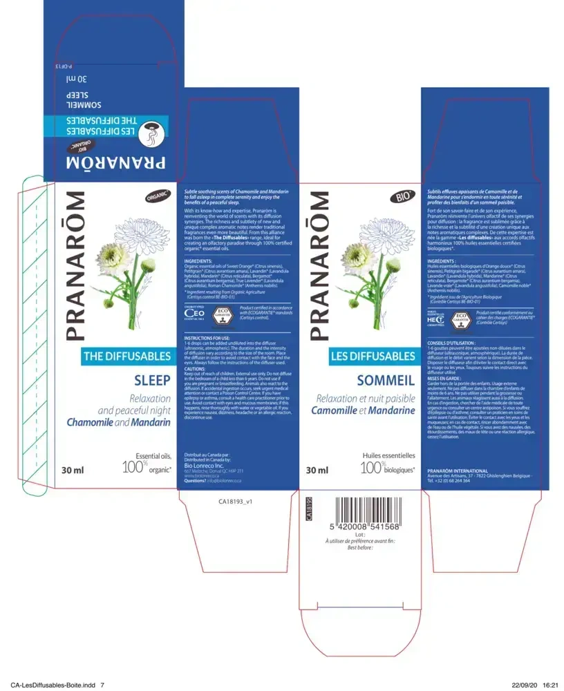 Product image for Sleep Diffusion Synergy (Essential Oil).
