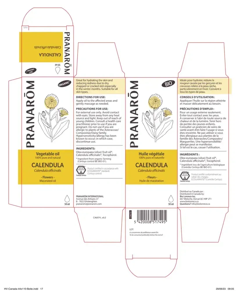 Product image for Calendula Oil.