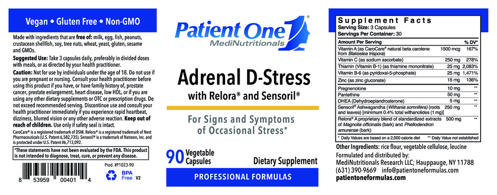 Product image for Adrenal D-Stress.