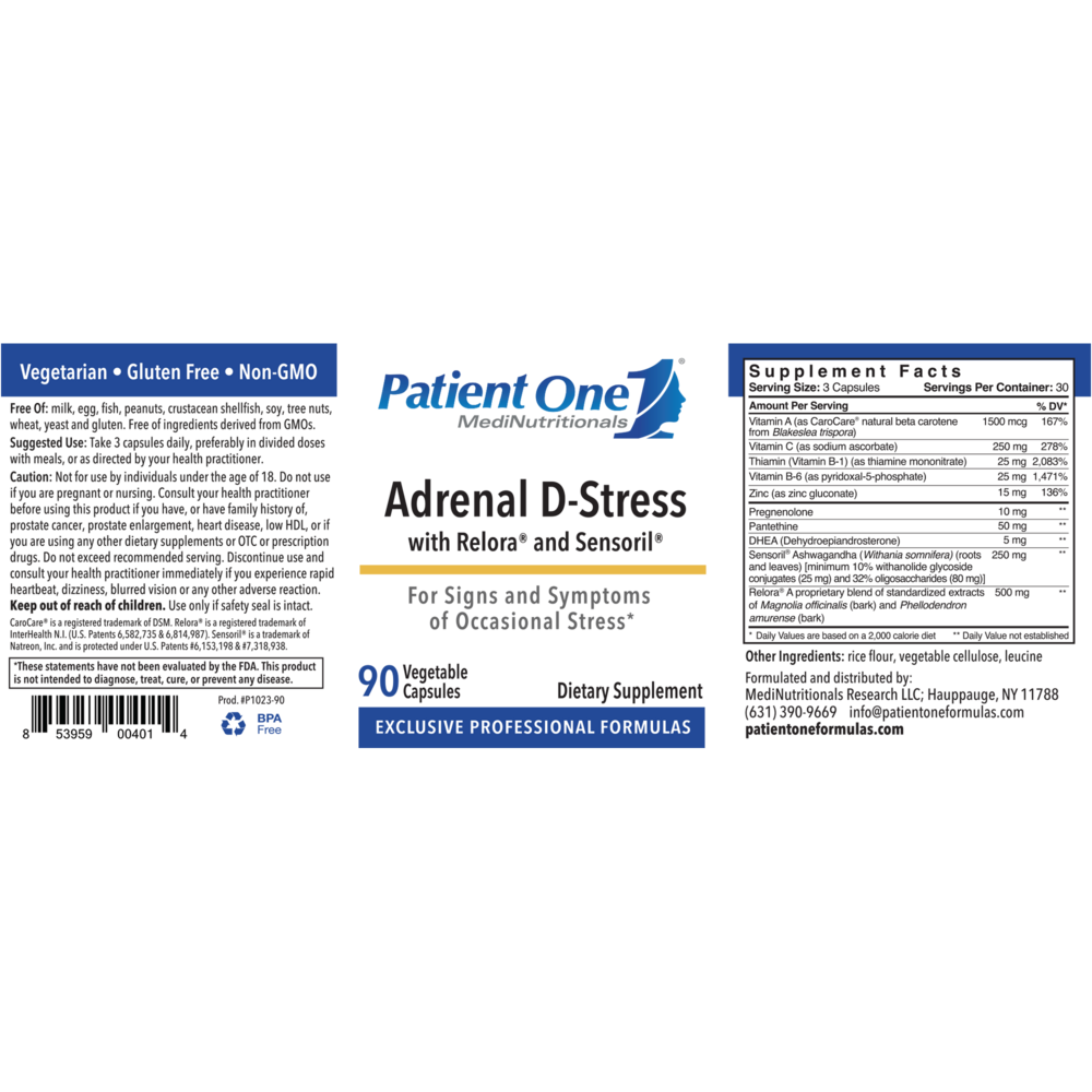 Product image for Adrenal D-Stress.