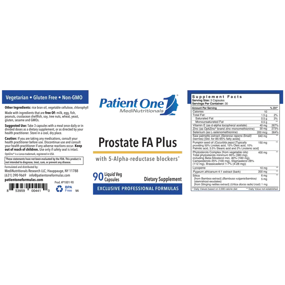 Product image for Prostate FA Plus.