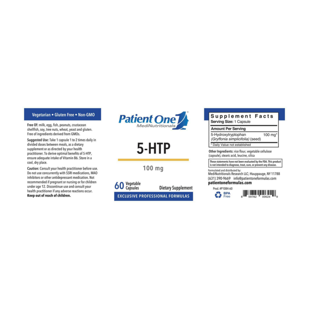 Product image for 5-HTP 100mg.