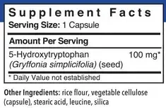 Product image for 5-HTP 100mg.