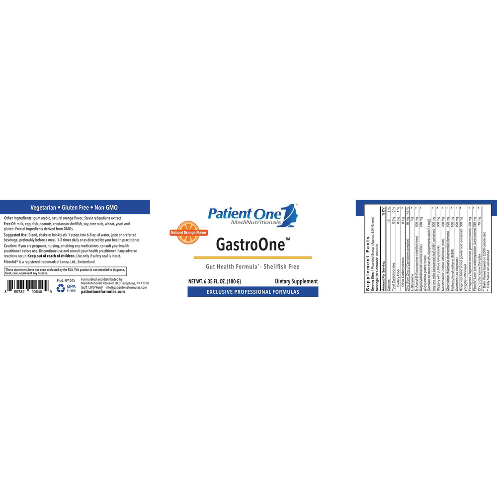 Product image for GastroOne Gut Health Formula.