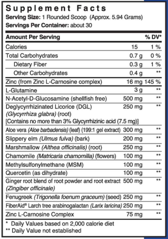 Product image for GastroOne Gut Health Formula.