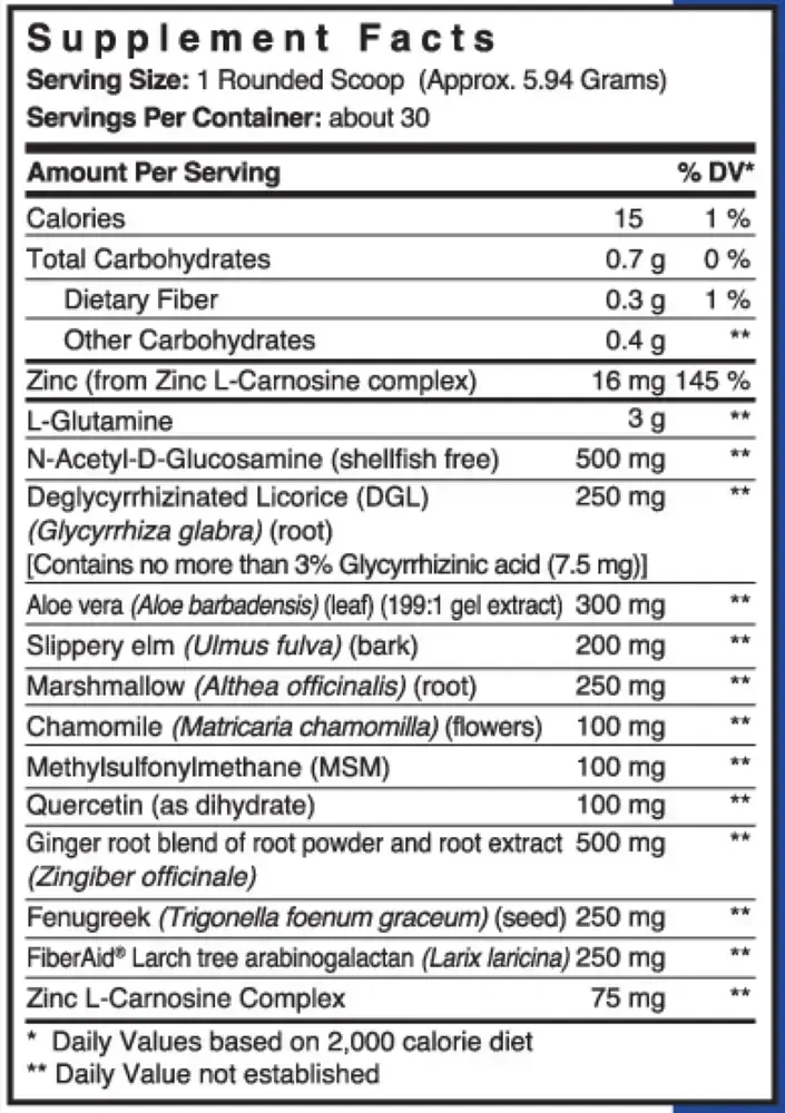 Product image for GastroOne Gut Health Formula.