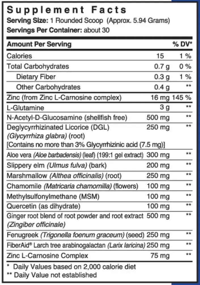 Product image for GastroOne Gut Health Formula.