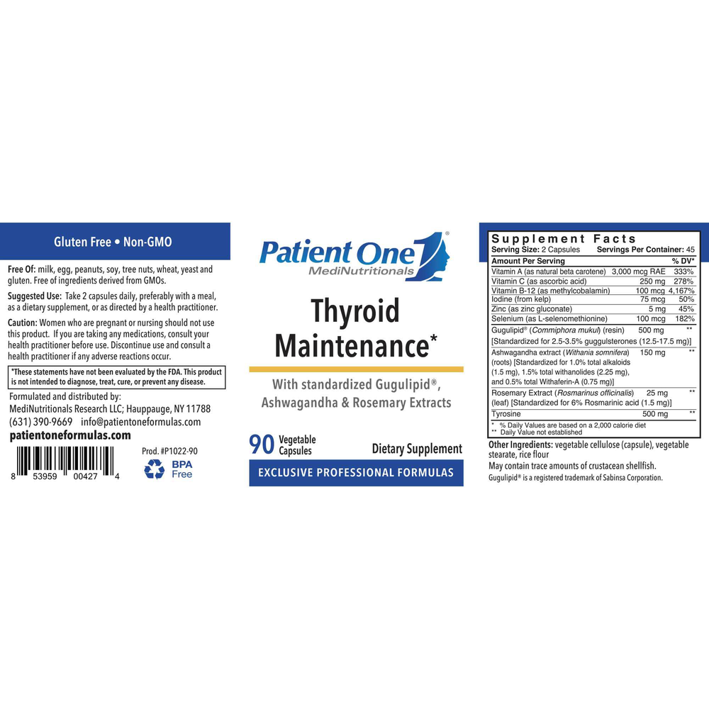Product image for Thyroid Maintenance.