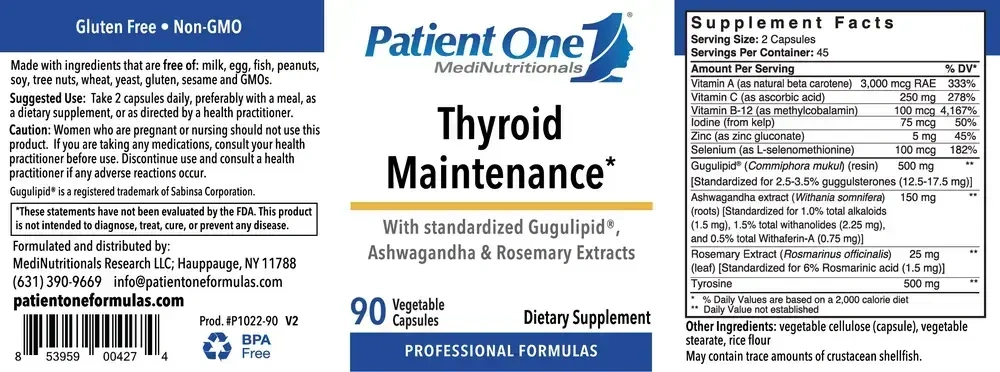 Product image for Thyroid Maintenance.