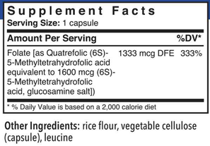 Product image for Q-Folate 800mcg (as 5-MTHF Quatrefolic).