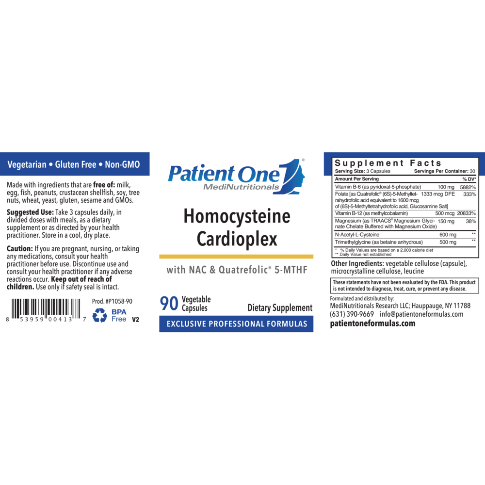 Product image for Homocysteine Cardioplex.