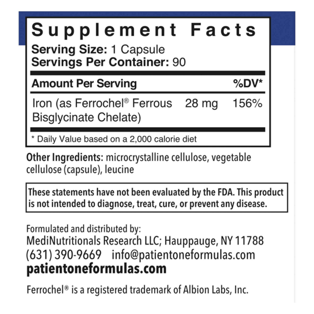 Product image for Iron Chelate.