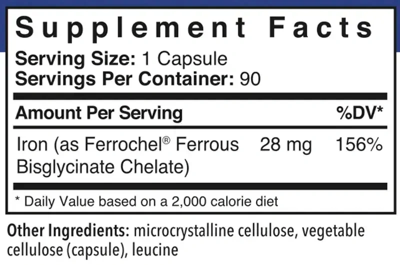 Product image for Iron Chelate.
