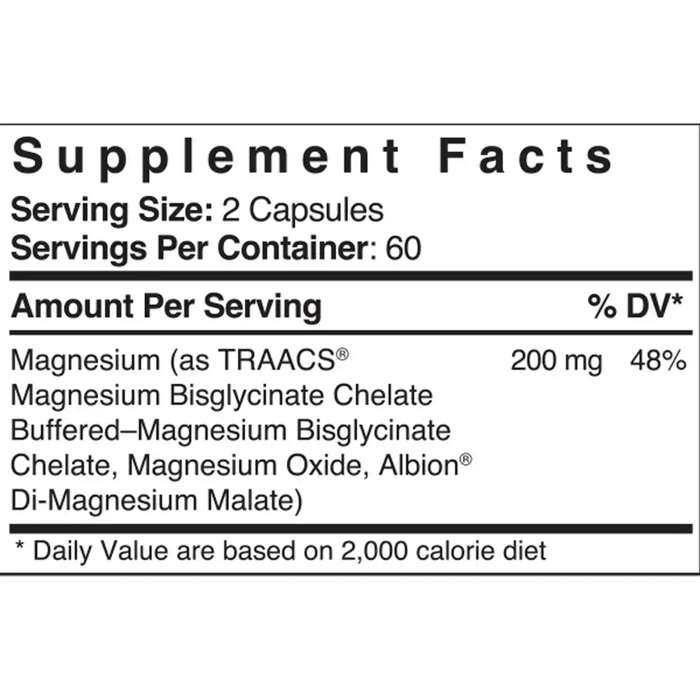 Product image for Magnesium Chelate 200mg.