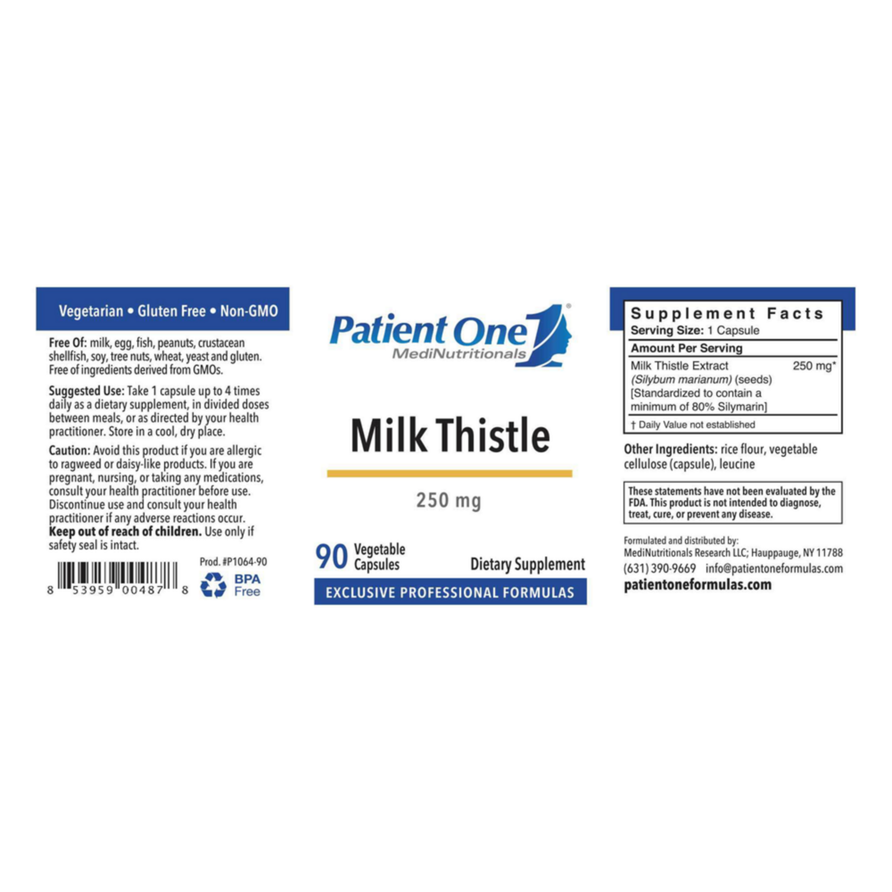 Product image for Milk Thistle 250mg.