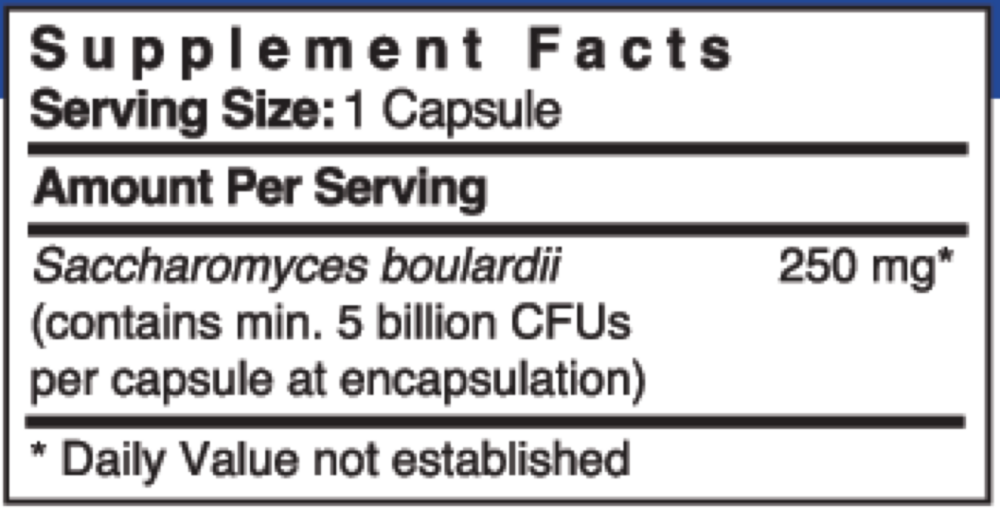 Product image for Saccharomyces boulardii.