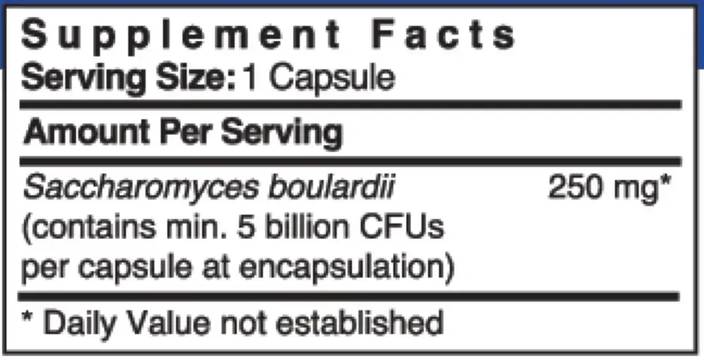 Product image for Saccharomyces boulardii.