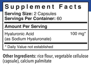 Product image for Hyaluronic Acid 100mg.