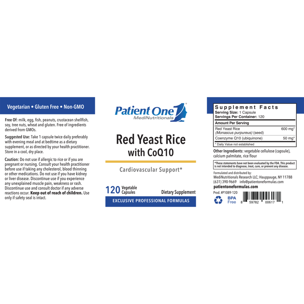 Product image for Red Yeast Rice with CoQ10.
