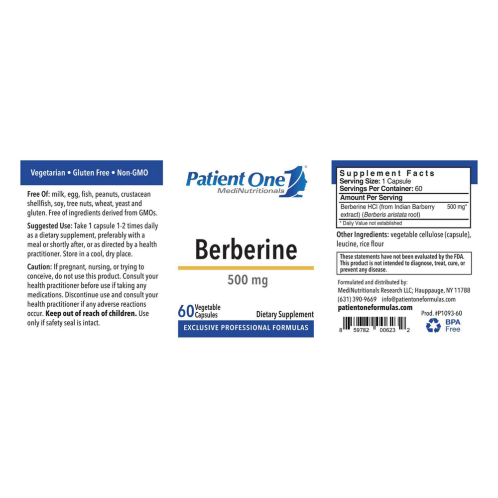 Product image for Berberine 500mg.
