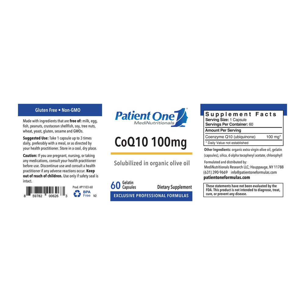 Product image for CoQ10 100mg.