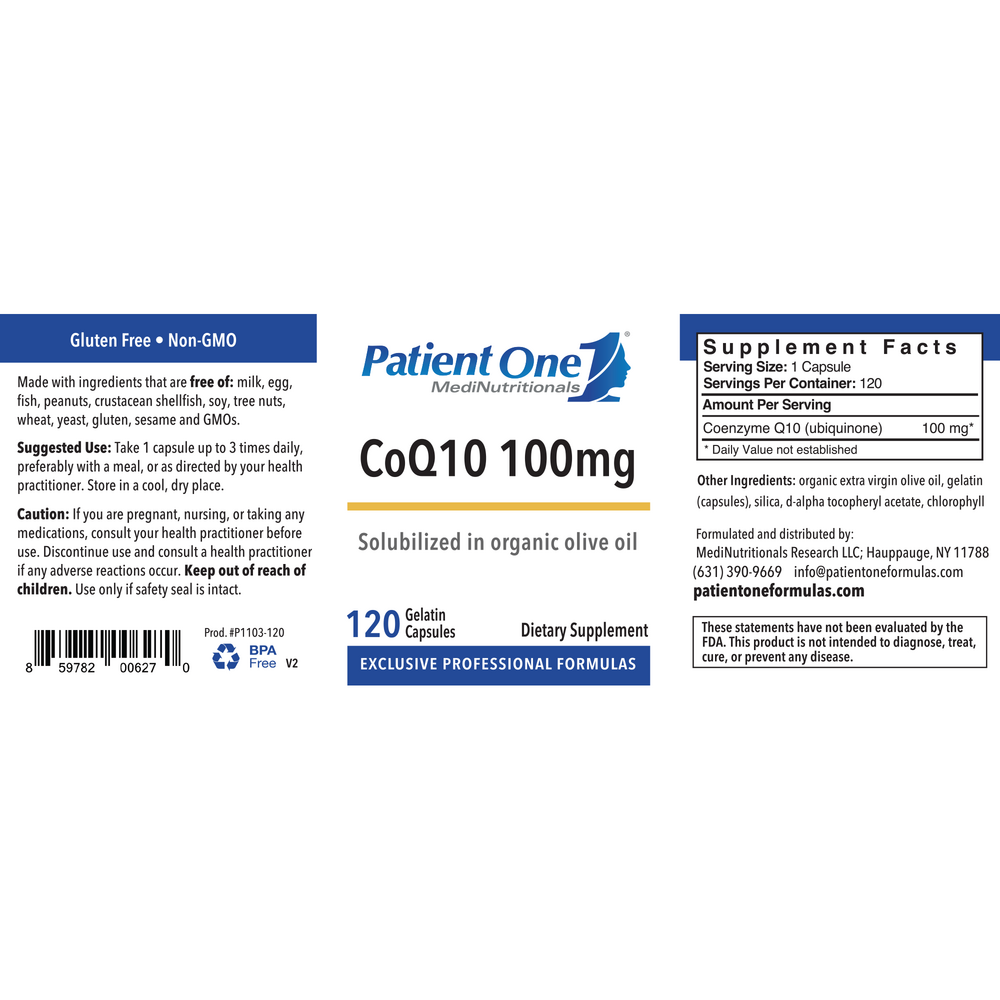 Product image for CoQ10 100mg.