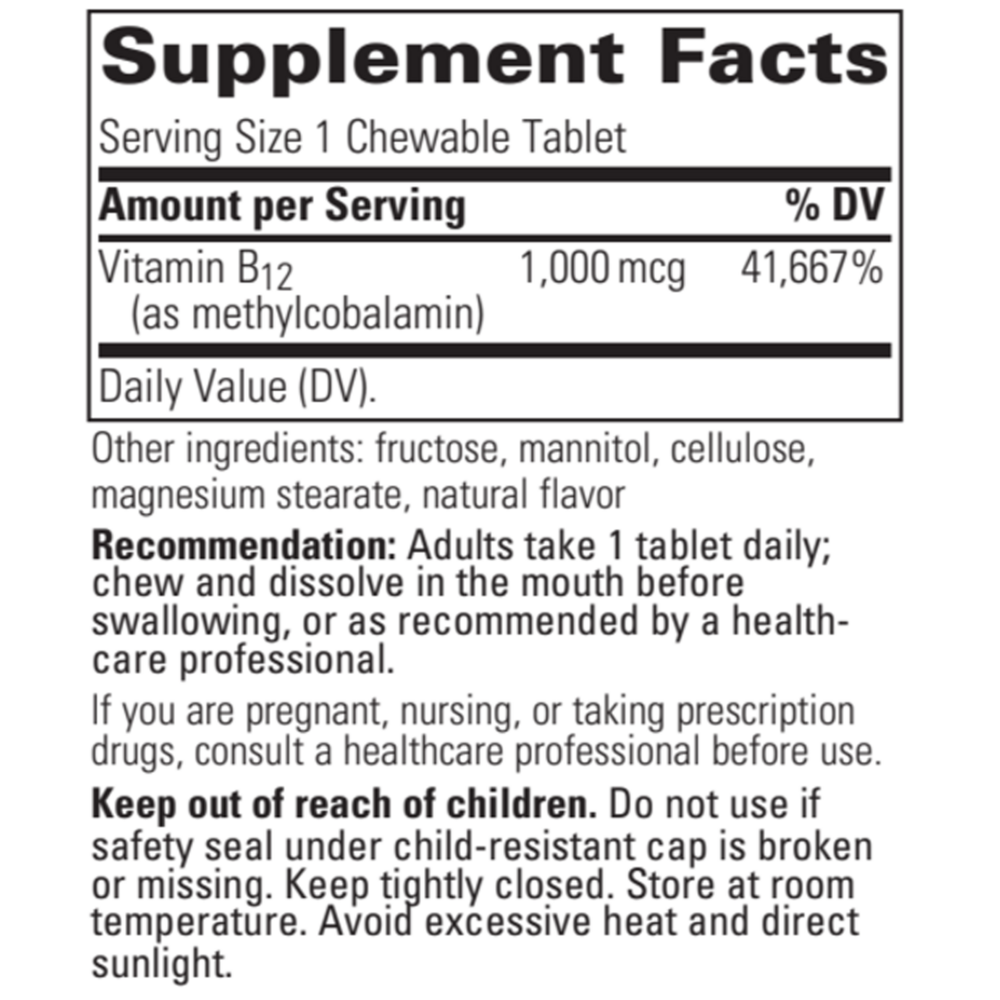 Product image for B12-Active Chewable.