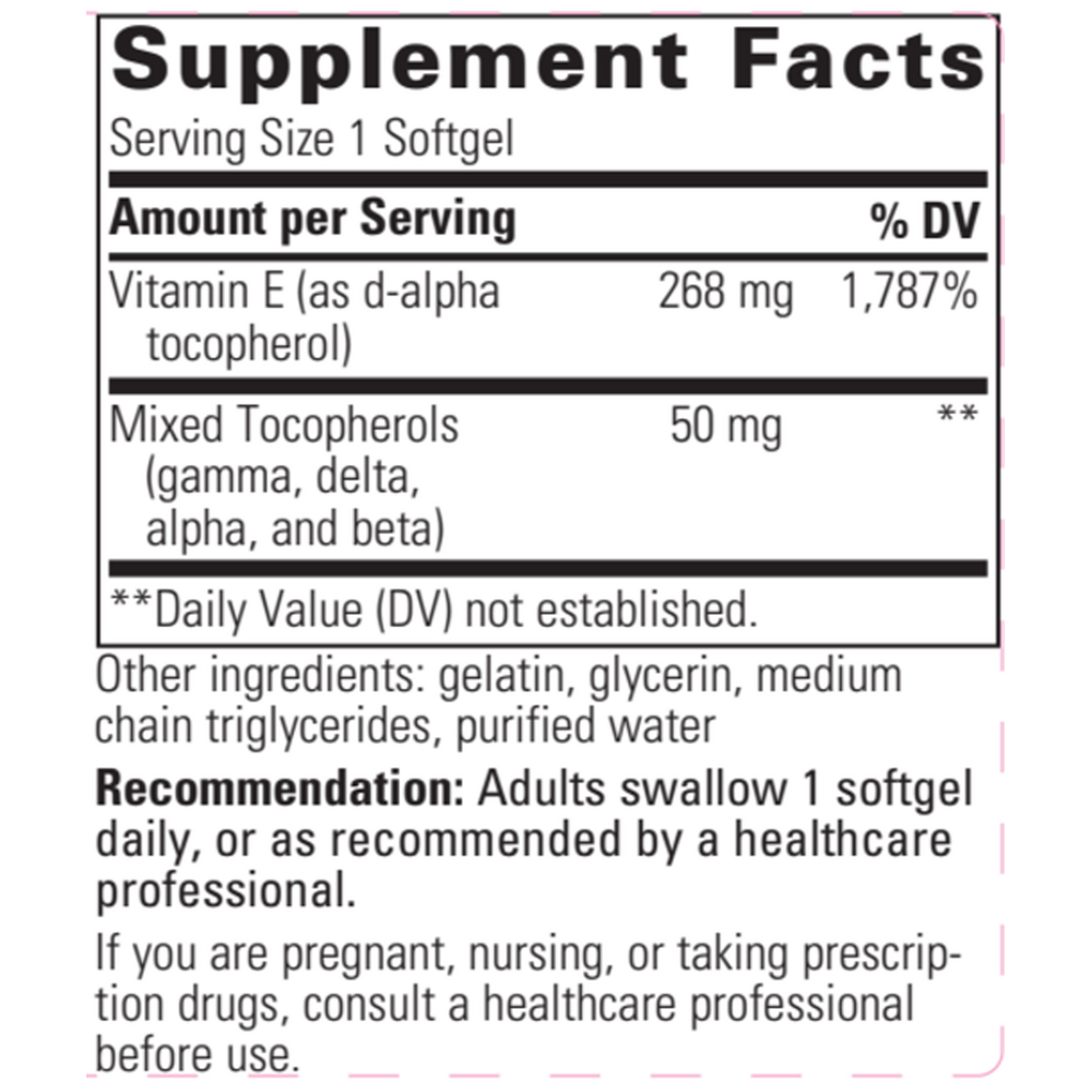 Product image for Vitamin E.