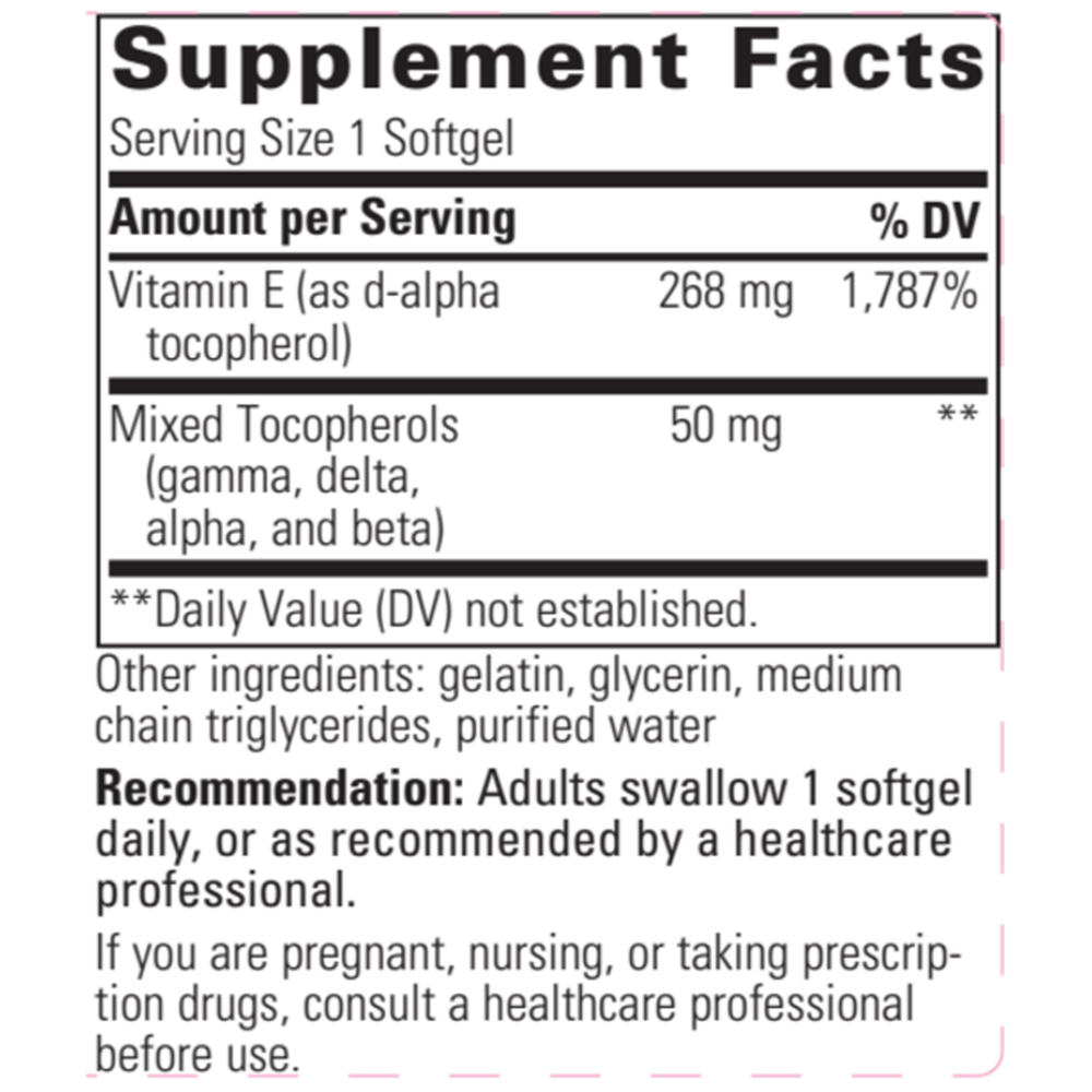 Product image for Vitamin E.