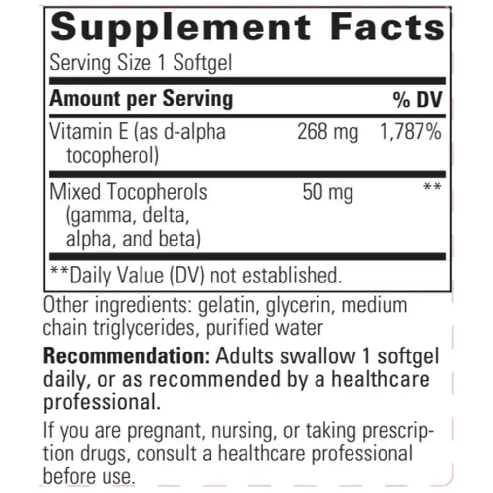 Product image for Vitamin E.
