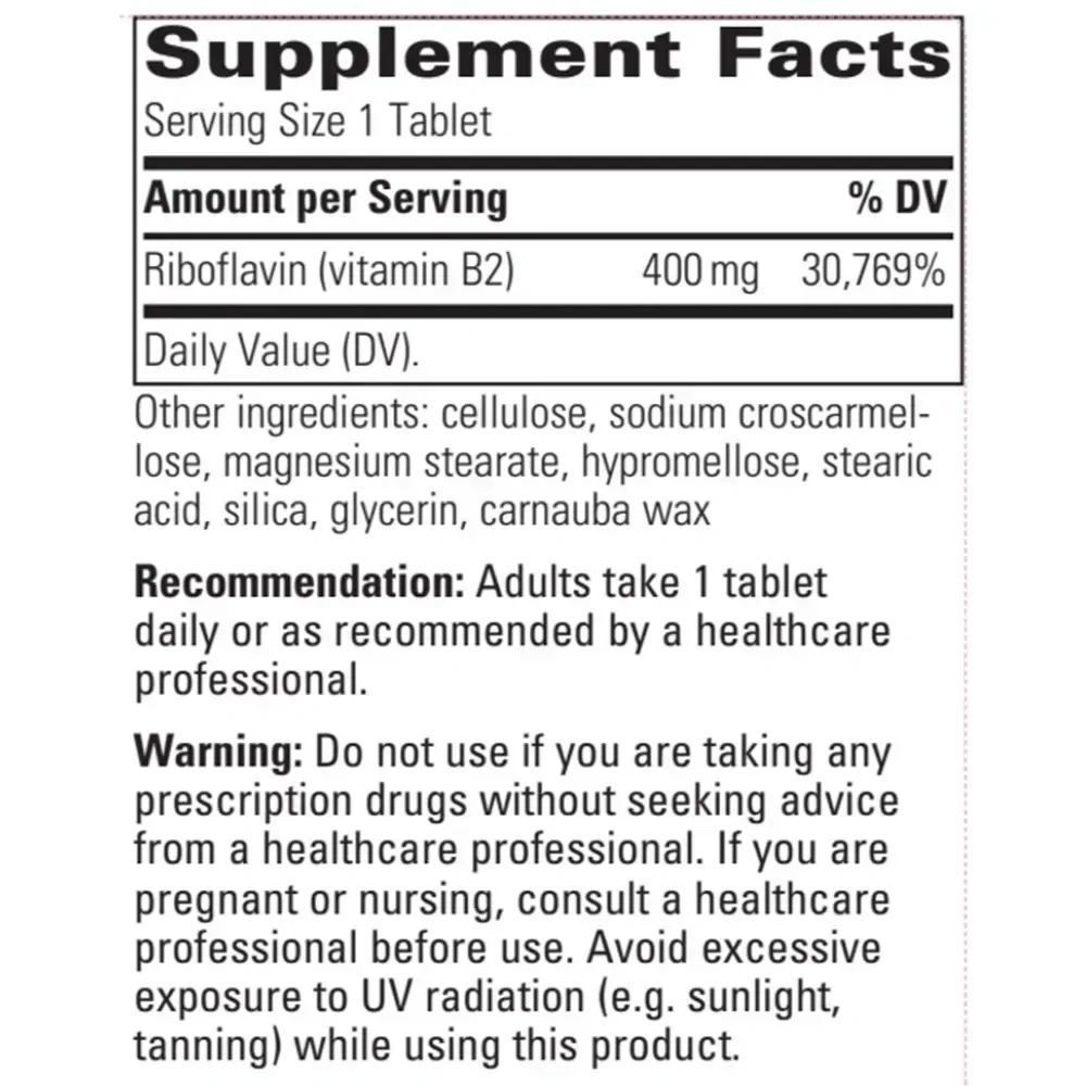 Product image for Riboflavin.