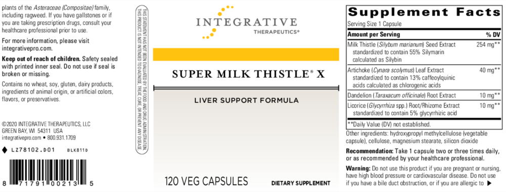 Product image for Super Milk Thistle X.