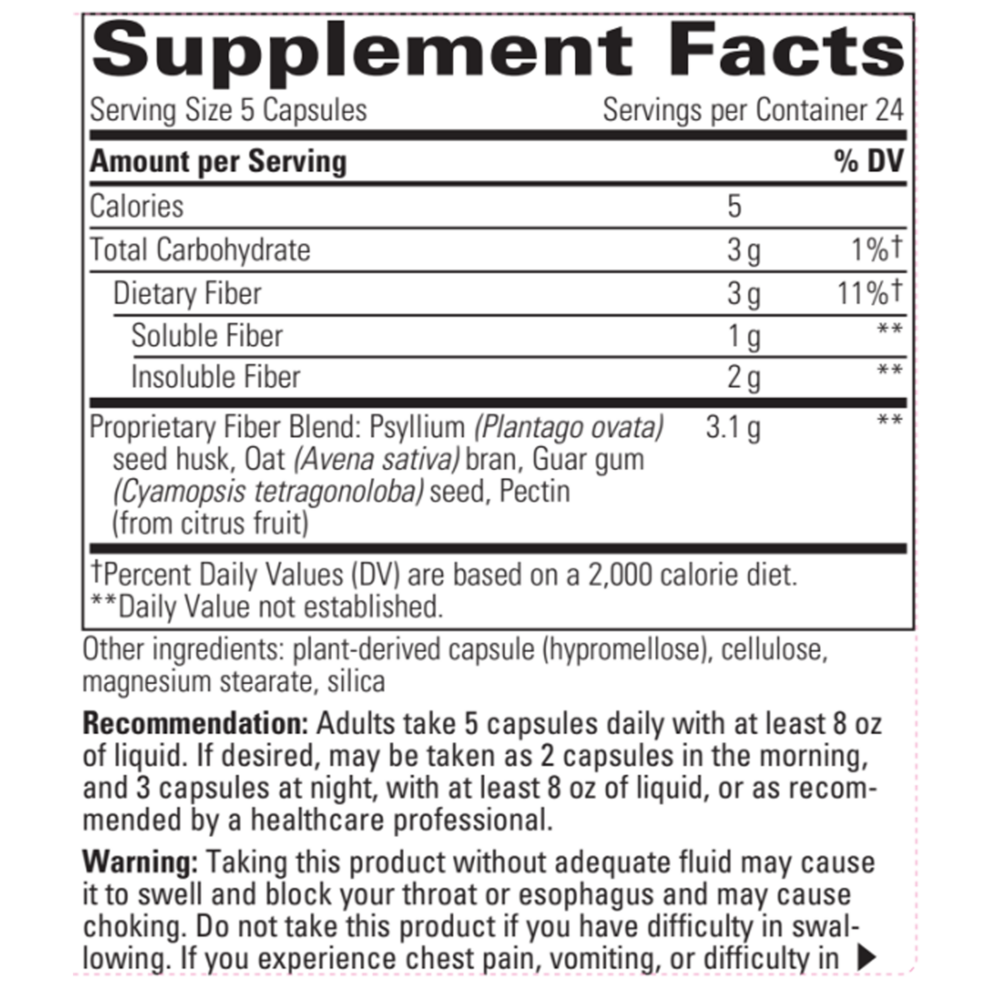 Product image for Fiber Formula.