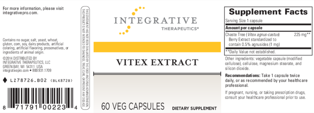 Product image for Vitex Extract.