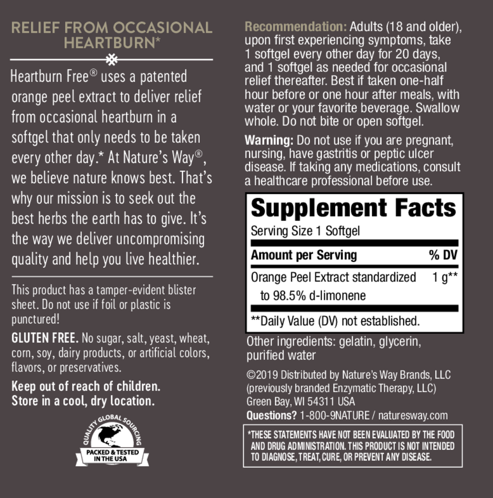 Product image for Heartburn Free w/ROH10.