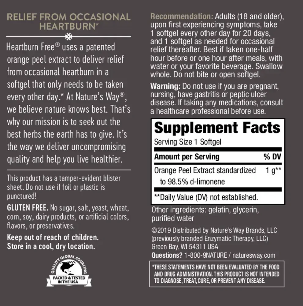 Product image for Heartburn Free w/ROH10.