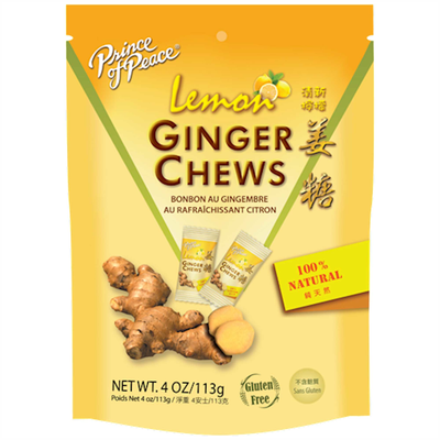 Product image for Ginger Chews Lemon (28 Chews). Discontinued.