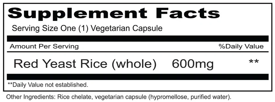 Product image for Red Yeast Rice.