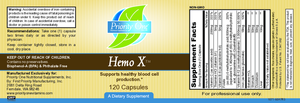 Product image for Hemo-X.