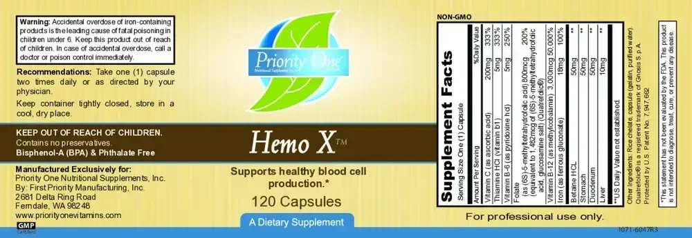 Product image for Hemo-X.