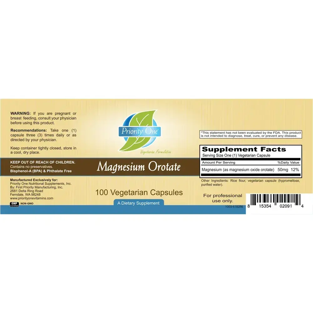 Product image for Magnesium Orotate 50mg.
