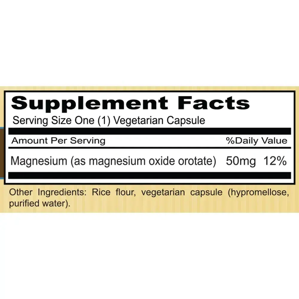 Product image for Magnesium Orotate 50mg.