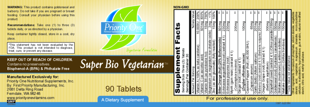 Product image for Super Bio-Vegetarian.