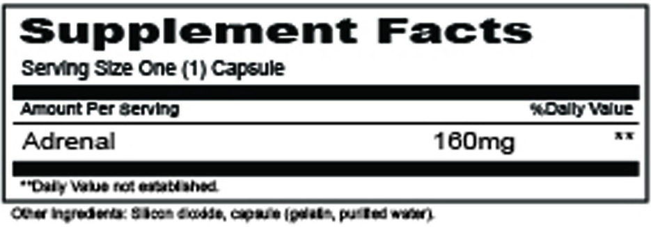 Product image for Adrenal 160mg.