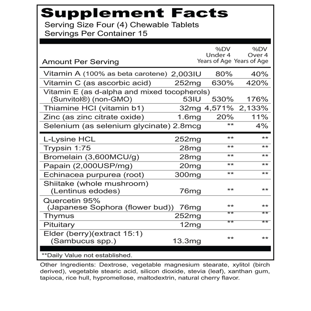 Product image for Kindermune Chewable.
