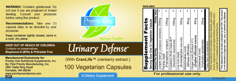 Product image for Urinary Defense.