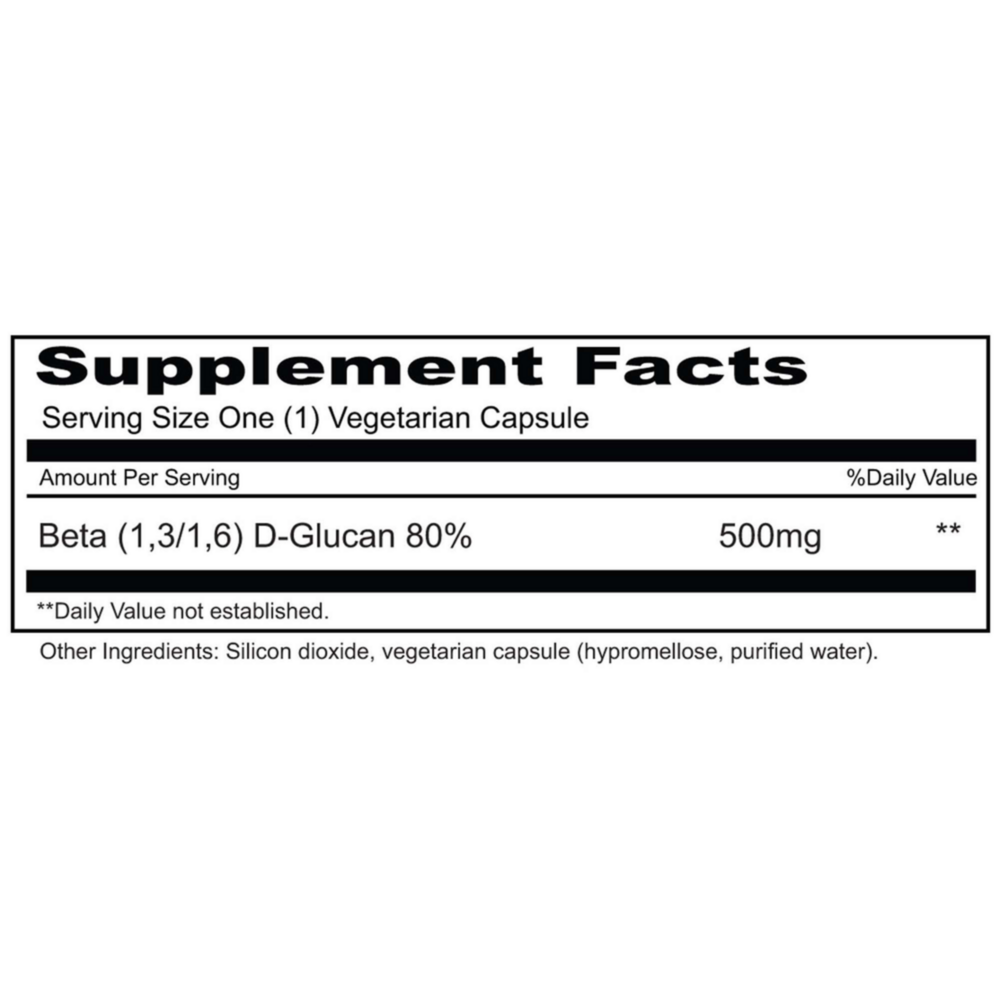 Product image for Beta Glucan 500mg.