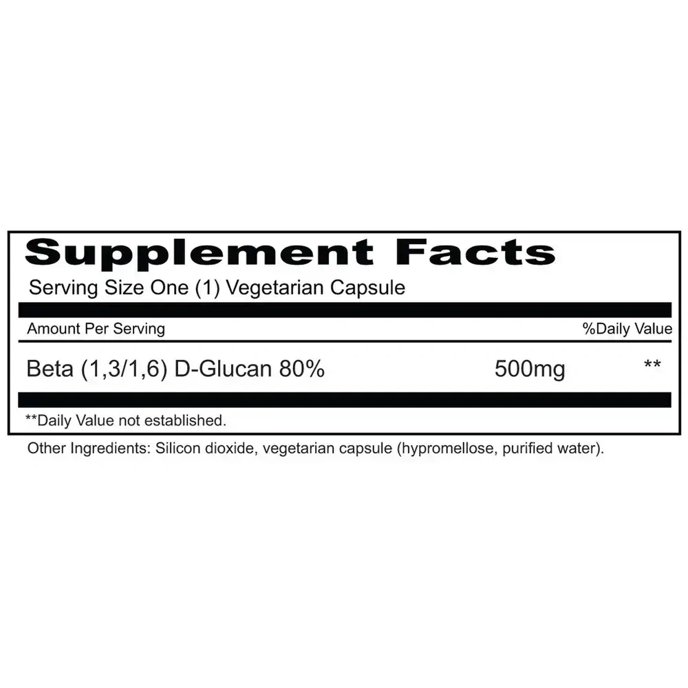 Product image for Beta Glucan 500mg.