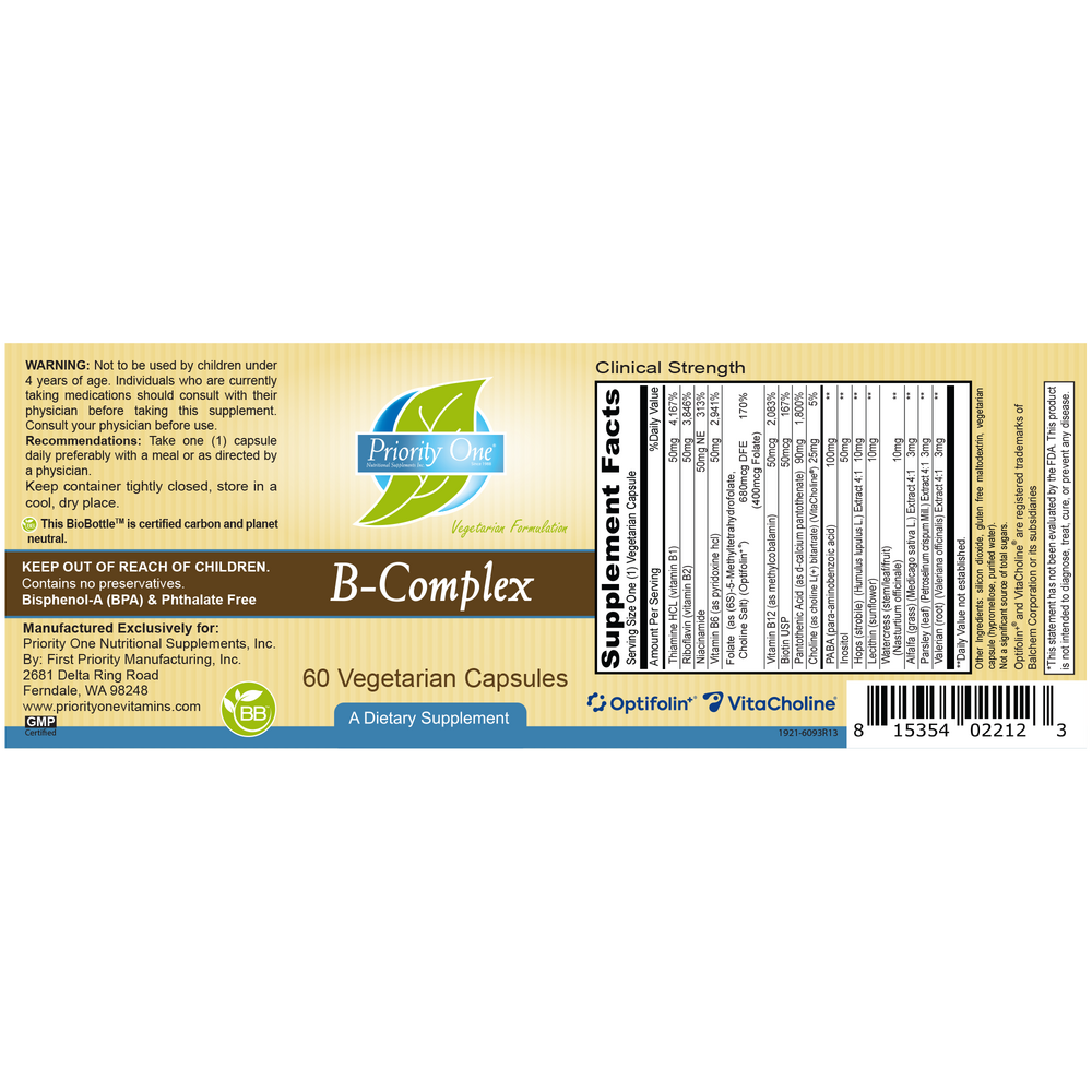 Product image for B Complex.