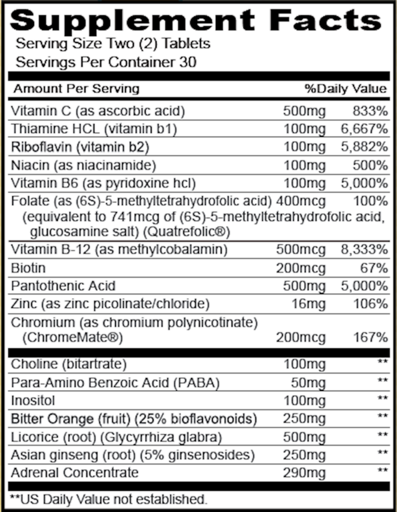 Product image for Mega Stress Formula.